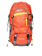 Impulse Unisex Orange Solid 50 Litres Rucksack
