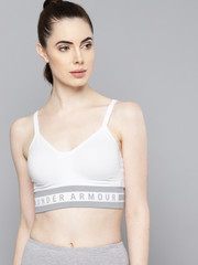 Under Armour Blue Crossback Solid Sports Bra For Women Price In India On 7th January 21 Pricehunt