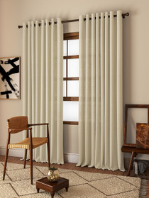 Buy Curtain Label Lime Green Solid Set Of 2 Door Curtains