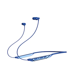 boAt Rockerz 375 M Wireless Bluetooth in Ear Neckband Headphone with Mic – Bold Blue