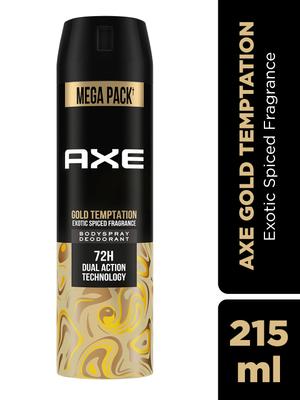 AXE Men Gold Temptation Long Lasting Deodorant Body Spray   137.6g (215ml)