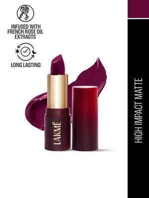 Lakme Cushion Matte Lipstick   Purple Diamond CM5