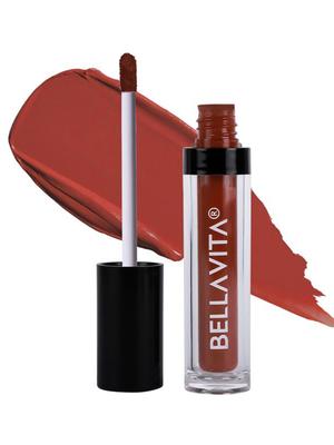 Bella Vita Organic Kiss Proof Ultra Matte Finish Liquid Lipstick 4.5ml Dreamy Nude 3