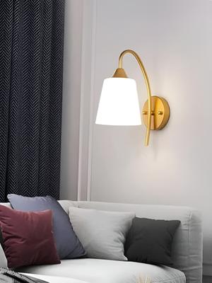 BrightLyt Gold Toned Acrylic Wall Lamp