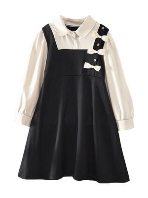 StyleCast X Revolte Colourblocked Fit & Flare Midi Dress