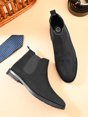 PRODOCK Men Fashion Round Toe Mid Top Prodock Boots
