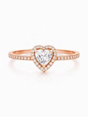 Plativer Women Crystals Finger Ring