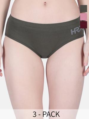 Women Bamboo Cotton Hipster Brief Pack Of 3
