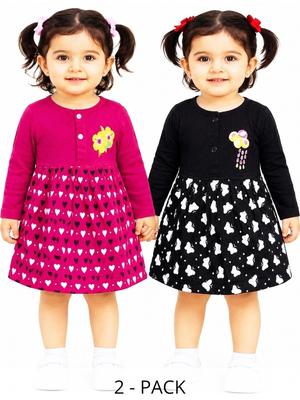 KidzzCart Print Applique A Line Dress