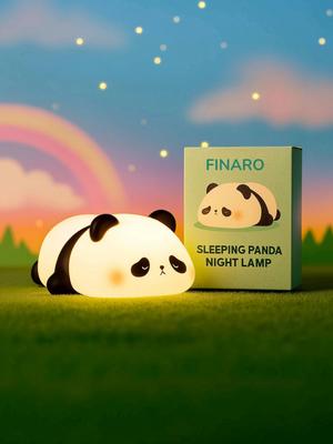 FINARO White Acrylic Abstract Shaped Table Lamp With Adjustable Cord