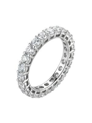 TrueSilver Silver Plated Cubic Zirconia Studded Finger Ring