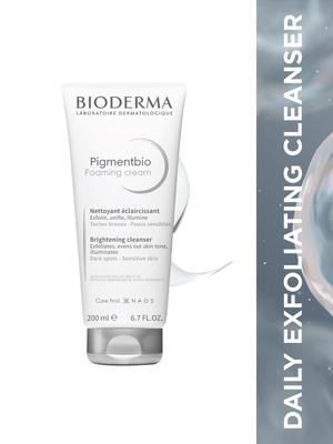 BIODERMA Pigmentbio Foaming Cream Brightening Exfoliating Cleanser   200 Ml