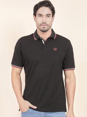 Cantabil Men Brand Logo Polo Collar T Shirt