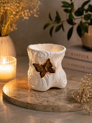 Aapno Rajasthan White Ceramic Aroma Oil Diffuser