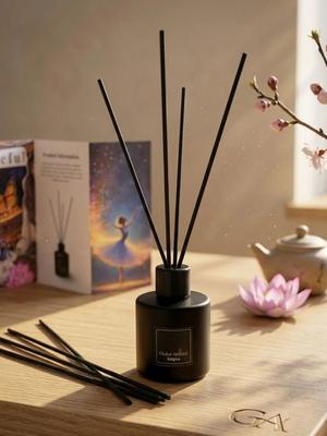 GLOBAL AROMA Black Enigma Aroma Oil Reed Diffuser 50 Ml