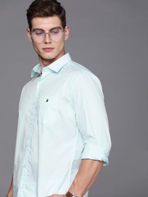 Louis Philippe Sport Slim Fit Opaque Pure Cotton Casual Shirt