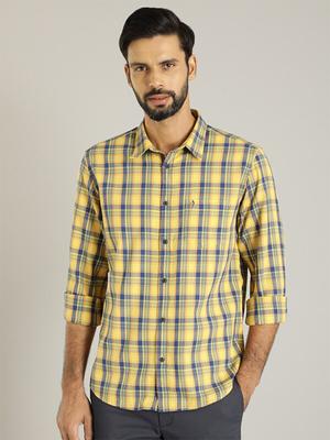 Indian Terrain Classic Tartan Checks Checked Pure Cotton Casual Shirt