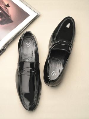 House of Pataudi Men Slip-On Formal Loafers