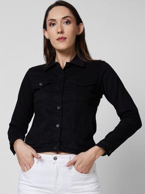 SPYKAR Long Sleeves Crop Denim Jacket