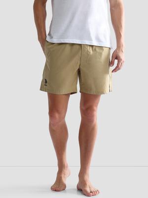 U.S. Polo Assn. Men  Mid Rise Solid Lounge Shorts