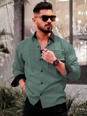 Maniac Comfort Spread Collar Cotton Oversized Casual Shirt