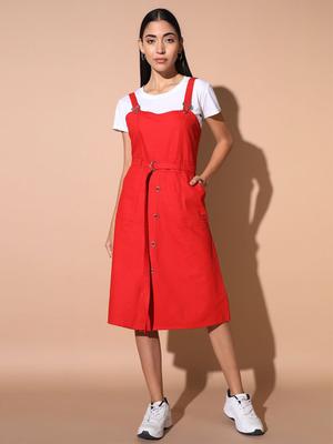 Codaisy Pinafore Midi Dress