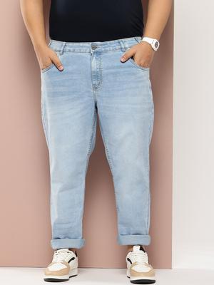 Sztori Men Plus Size Slim Fit Heavy Fade Stretchable Jeans