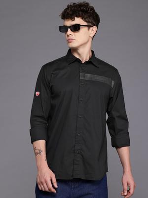 Ducati Brand Logo Print Detail Regular Fit Shirt