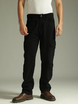 DENNISON Korean Baggy Fit Cargo Jeans