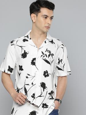 Flying Machine Floral Printed Casual Shirt