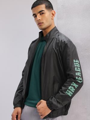 HRX by Hrithik Roshan Men Typography Printed Bomber Lifestyle Jacket