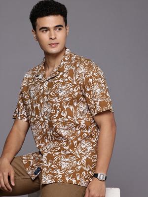 Allen Solly Relaxed Fit Floral Printed Casual Shirt