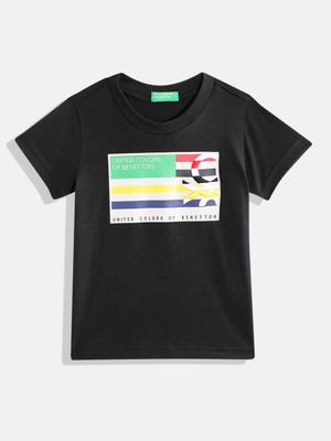 United Colors Of Benetton Boys Printed Pure Cotton T Shirt