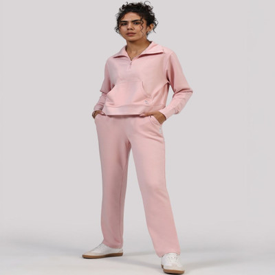 Blissclub Women High-Rise BlissTerry Straight Pants Tall deal from myntra