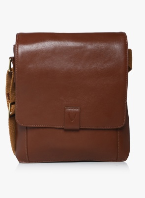Tan Leather Sling Bag