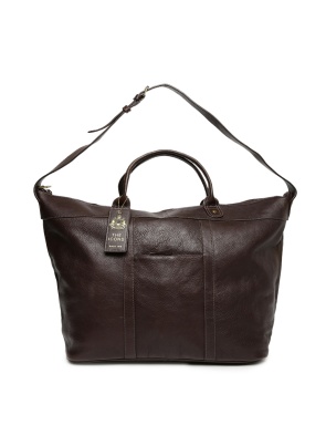 Tan Solid Messenger Bag