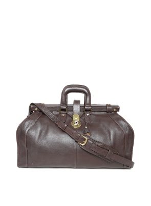 Coffee Brown Handcrafted Leather Messenger Bag with Sling Strap