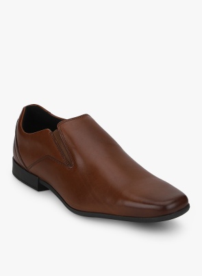 Glement Slip British Tan Formal Shoes