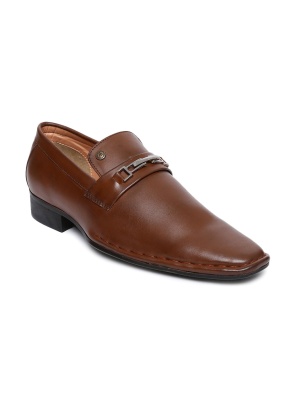 Tan Brown Semiformal Slip-Ons