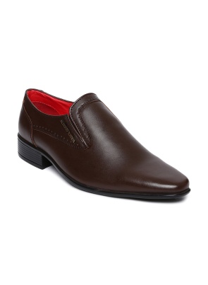 Brown Semiformal Slip-Ons