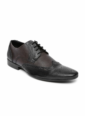 Black Leather Brogues