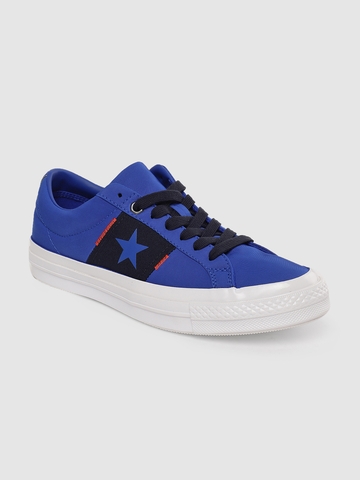 60% OFF on Converse Unisex Blue Sneakers on Myntra 