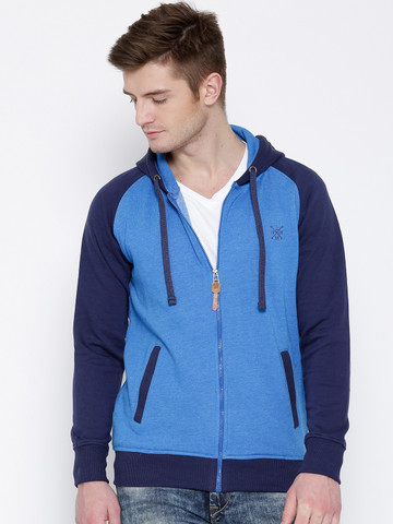 Locomotive Blue Hooded Sweatshirt