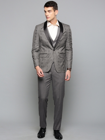 Louis philippe clearance grey suit