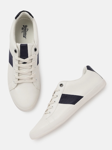 40% OFF on Roadster Men White Sneakers 