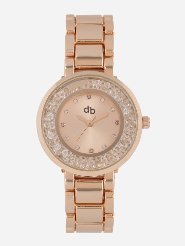 60 OFF on DressBerry Women Rose Gold Toned Dial Watch MFB PN Y 9460 on Myntra PaisaWapas