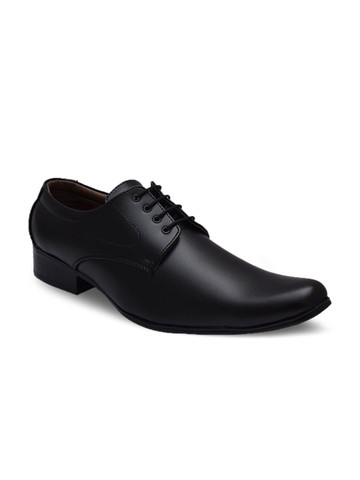 70% OFF on Sir Corbett Men Black Semiformal Shoes on Myntra