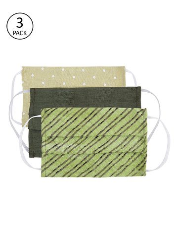 FabAlley Adults Pack of 3 Reusable 2-Layer Cloth Mask