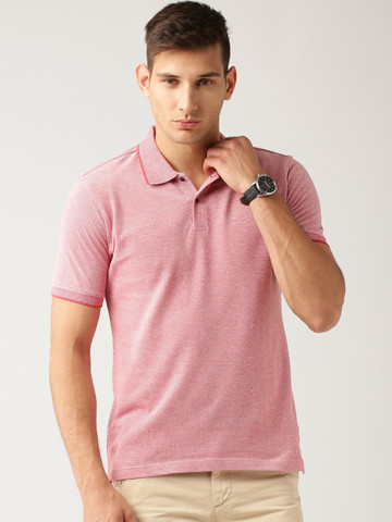 ETHER Pink Polo T-shirt
