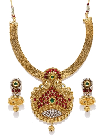 Zaveri pearls temple jewellery on sale